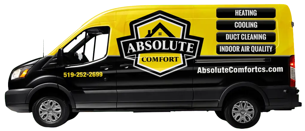 side view of absolute comfort van
