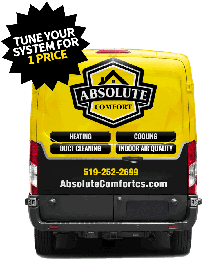 absolute comfort service van