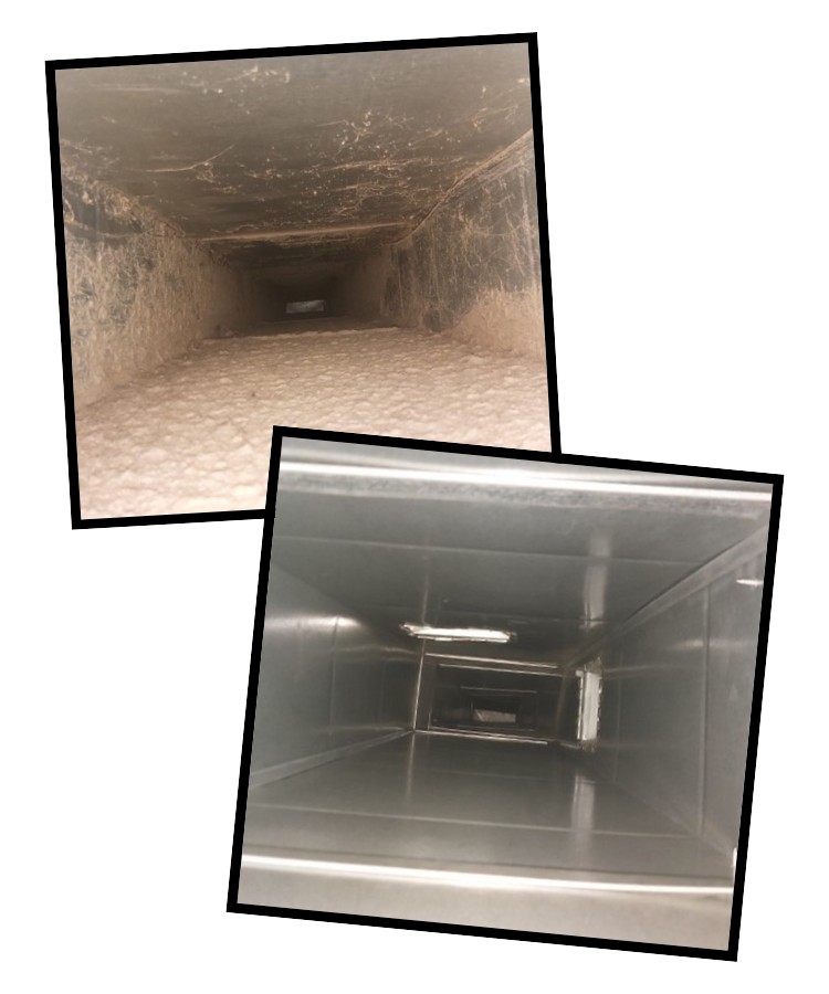 Absolute Comfort Duct Cleaning Before and After