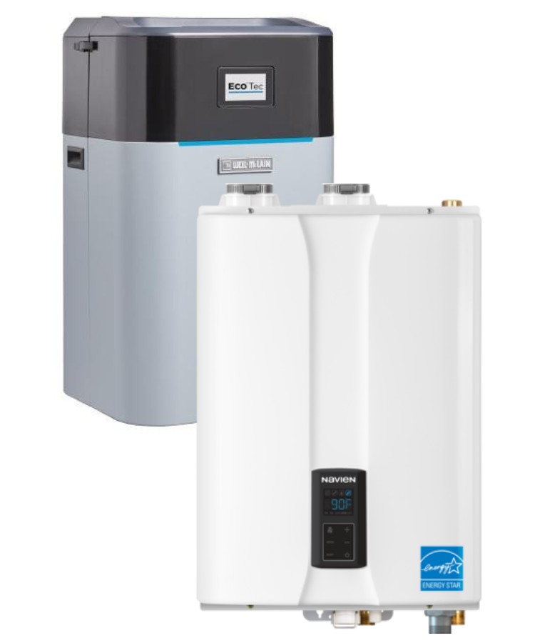 Weil McLain and Navien Residential Boilers