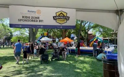 Kid Zone at Art in the Park 2023