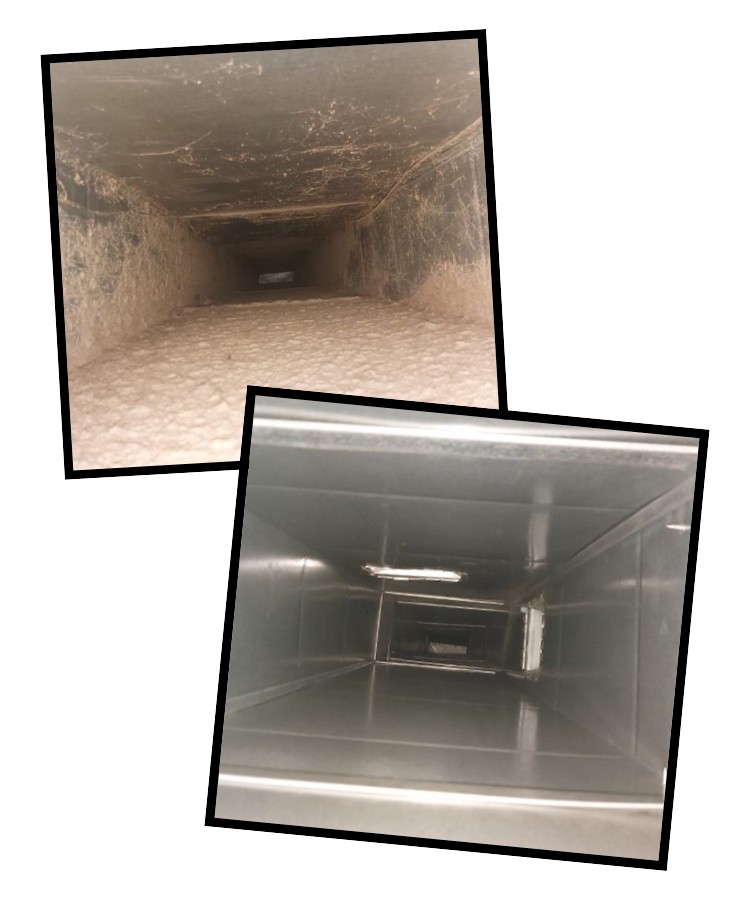 Duct Cleaning Before and After
