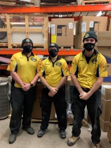 masked employees